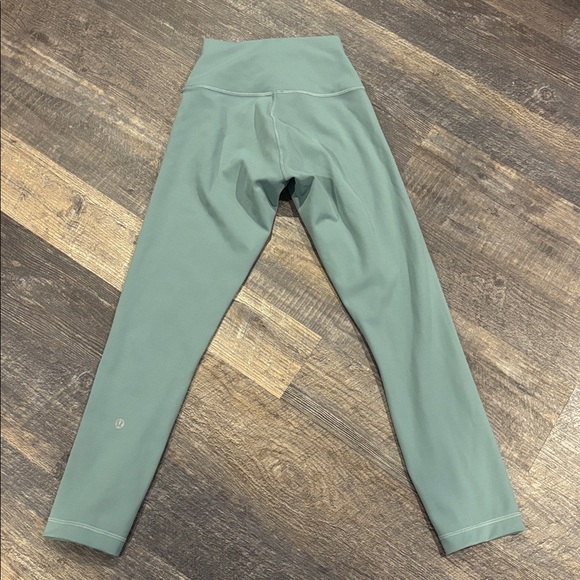 LULULEMON Green High-Waisted Leggings - Picture 1 of 4